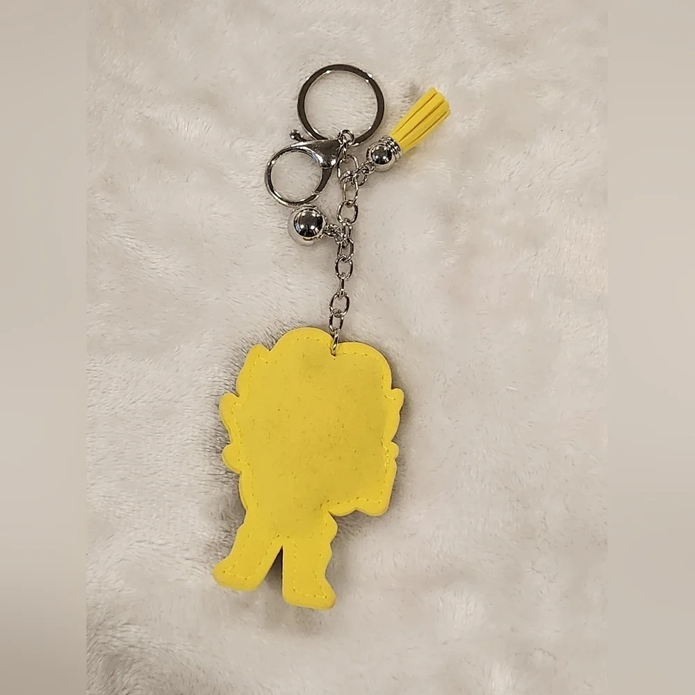 Cowgirl Americana Girl Keychain Bag Charm